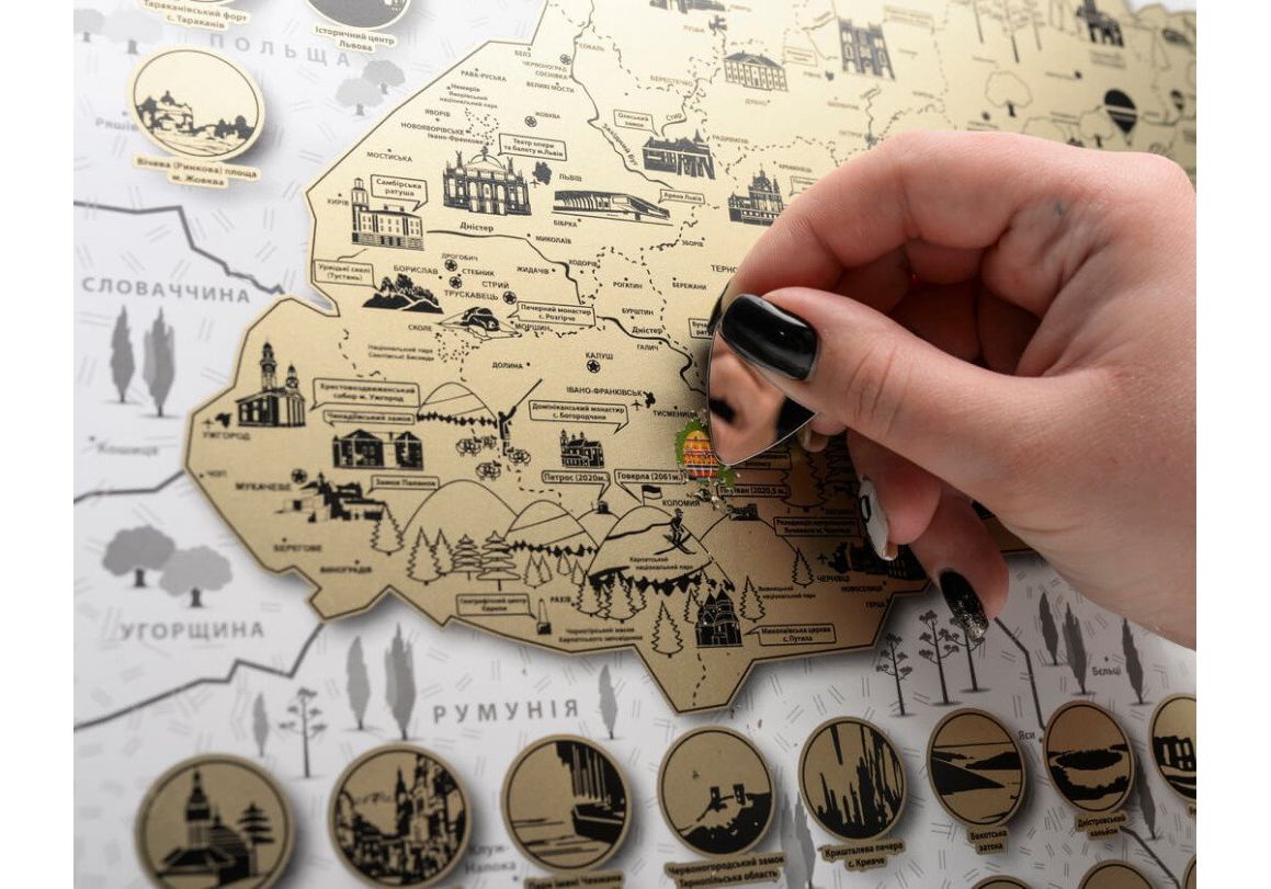 сретч карта України